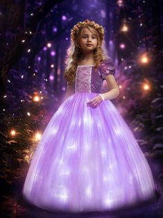 PRICES MAY VARY. Magical Light Up Dress - Gift your little girl's dreamy wishes with UPORPOR dazzling magical light up princess dress up clothes, it radiates fun and enchantment! Sparkling purple pink princess girls costumes guarantee she'll be mesmerized! Makes Magic with UPORPOR for Girls - Our dazzling light up princess costume boasts quality waterproof LED lights, perfectly concealed and arranged in lining to ensure our princess dress up clothes glows enchantingly. Better still, you will say Princess Style Tutu Dress For Holiday Fancy Dress, Pink Christmas Tutu Dress For Fancy Dress, Pink Tutu Dress For Christmas Fancy Dress, Pink Princess Christmas Dress, Christmas Princess Dress In Pink, Holiday Princess Tutu Dress For Dress-up, Princess Style Pink Dress For Christmas Fancy Dress, Princess Style Christmas Dress For Fancy Dress Occasion, Princess Style Christmas Fancy Dress