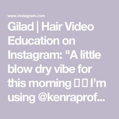 Gilad | Hair Video Education on Instagram: "A little blow dry vibe for this morning 🌈 😊 I’m using @kenraprofessional Nitro Memory Foam for a flexible style that bounces.  To get that glass hair finish, spray blow dry spray on dry hair and heat with the blow dryer to seal flyaways and create high shine. 

#haircut #butterflycut #hairstyles #hairstyletutorial" Glass Hair, Blow Dryer, Blow Dry, Dry Hair, Hair Videos, Instagram A, This Morning, Hair Tutorial