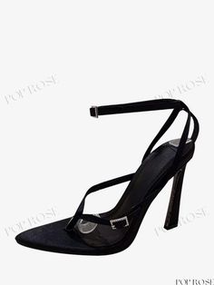 High Heeled Sandals with Ankle Strap and Thong Detail Party Sandals With Buckle Closure And Toe Post, Party Toe Post Sandals With Buckle Closure, Fall Heels, High Heeled Sandals, Poncho Shawl, Winter Trench Coat, Bodysuit Blouse, Modern Shoes, Club Style