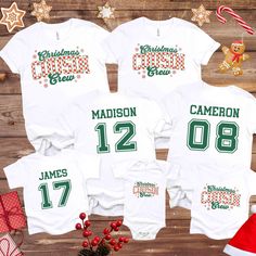 Cousin Crew Shirts, Matching Cousin Shirts for Kids through adults! Shop with Confidence! We are a 5-Star Rated Shop! Step up your cousin Christmas stepping into these Christmas "Cousin Crew" t-shirts! These eye-catching shirts feature a bold, on-style, design and funky font. Made from high-quality, comfortable fabric, they are perfect for family gatherings, reunions, or just showing off cousin pride in everyday life. From babies to adults, everyone can join the fun and make lasting memories wit Cousin Christmas Shirts, Cousin Crew Christmas Shirts, Cousins Christmas Shirts, Cousin Crew Christmas Shirts Svg, New To The Cousin Crew Onesie, Matching Cousin Shirts, Cousins Shirts, Cousin Crew Shirts, Cousin Shirts