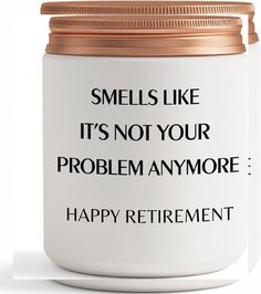 Retirement Gifts for Women Men, Best Happy 2024 Product Details Brand: MOTVZC Color: Happy Retirement Product Dimensions: 2"W x 2"H Item Weight: 15.7 ounces Number of Items: 1 Scent: Eucalyptus, Lavender Are Batteries Included: No Shape: Round Material: Soy Wax Occasion: Christmas, Anniversary, Birthday Seasons: All Season Special Feature: Clean Burn Style: Custom Theme: Floral Package Information: Jar Unit Count: 15.7 Ounce Candle Type: Container Candle Special Features: Clean Burn Batteries Included?: No Batteries Required?: No Product Dimensions : 2 x 2 x 2 inches; 15.7 ounces Brand: MOTVZC Color: Happy Retirement Product Dimensions: 2"W x 2"H Item Weight: 15.7 ounces Number of Items: 1 Scent: Eucalyptus, Lavender Are Batteries Included: No Shape: Round Material: Soy Wax Occasion: Chris Retirement Party Gifts, Retirement Quotes, Popular Scents, Candle Types, Retirement Gifts For Women, Retirement Cards, Aromatherapy Gifts, Retirement Humor, Gift Inspo