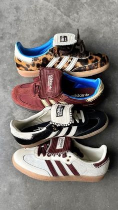 Adidas, shoes, sneakers Samba Colors, Addias Shoes, Replica Sneakers, Sneaker Website, Aesthetic Luxury, Replica Shoes, Funky Shoes, Shoes Sneakers Nike, Fall Sale