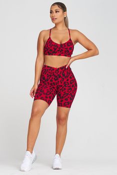 LiCi Fit Amore V-Cut Scrunch Biker Shorts Convertible Bra, Biker Short, Print Shorts, V Cut, V Cuts, Biker Shorts, Second Skin, Printed Shorts, Soft Fabrics