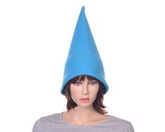 Turquoise gnome hat made from fleece.  The upper portion of the hat is reinforced with interfacing to keep the hat standing tall.  This hat measures about 15 inches tall.  Standard size fitting heads 22-23.5 inches.  Other sizes available as custom orders. These can be made in just about any color, if you would like another color please convo me. Elf Halloween, Garden Gnomes Costume, Elf Cap, Gnome Costume, Halloween Costumes 2016, Men Halloween, Gnome Hat, Anime Cosplay Costumes, Hat Stands