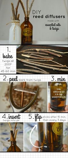 instructions to make reed diffusers for candles