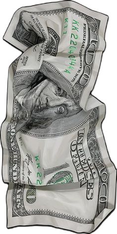 an image of money in a bag with the words $ 100 bill printed on it