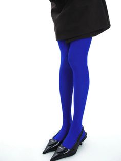 𝔇𝔢𝔱𝔞𝔦𝔩𝔰: Style: Y2k, Material: Spandex Quantity: 1 pair Highlights: These vibrant colored tights are both fashionable and comfortable, perfect for a day out or a night on the town. Easy to style with platform shoes and adds warmth to your body Enjoy free shipping with a purchase of over 80$ Blue Tight Hosiery For Spring, Trendy Blue Stretch Stockings, Trendy Stretch Blue Stockings, Blue Stretch Hosiery For Spring, Trendy Blue Thigh High Hosiery, Trendy Fitted Blue Hosiery, Blue Fitted Trendy Tights, Blue Stretch Hosiery For Winter, Blue Thigh High Tight Legwear