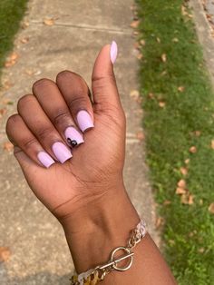 Pink nails, short nails, nail designs Pink Nails With Heart Design Short, Pink Nails With Heart Design, Pink Nails With Heart, Nails Heart Design, Pink Nails Heart, Pink Nails Short, Plain Acrylic Nails, Short Pink Nails, Nails Heart