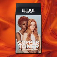 Unleash a flaming, fiery finish or warm ginger undercoat with the Bleach London Semi-Permanent Hair Toner Cream, Copper, 1.3 oz. This gentle, semi-permanent hair dye banishes yellow, brassy tones from bleached blond hair for an even copper base. Apply the toner to freshly bleached blond hair, wait 10-20 minutes, rinse, condition, and then rinse again. The hair toning kit also comes with a sachet of Bleach Londons Reincarnation Hair Mask to help hydrate hair strands post-dye for a vibrant and hea Bleach London Proper Copper, Hair Toning, Clean Copper, Bleached Blonde, Bleach London, Bleach Blonde Hair, Semi Permanent Hair Dye, Crop Hair, Hair Toner