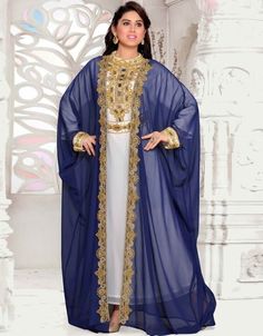 Beautiful 😉 Front Open Jacket Style Kaftan 👗 Buy latest Kaftan which are made up from best quality fabrics with latest styles from our large collections at https://bit.ly/3eafqPe Shop Now : https://bit.ly/37rvLOI Buy online @ $101.95 #elegantkaftandresses #fancycaftan #fancycaftans #fancykaftan #imagesofkaftan #kaftandesign #kaftandesigns #kaftandressesdubai #kaftanstylemaxidresses #kaftansdesigns #kaptanclothes #khaftandress #ladieskaftandresses #longkaftandresses #kaftanegyptian #kaftansuits Luxury Bollywood Style Kaftan For Reception, Luxury Long Sleeve Outerwear For Eid, Luxury Outerwear For Eid Festivities, Luxury Blue Long Sleeve Thobe, Luxury Traditional Evening Thobe, Luxury Festive Eid Thobe, Luxury Blue Embroidered Thobe, Luxury Blue Thobe With Dabka Detailing, Luxury Long Outerwear For Eid