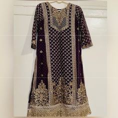 Gorgeous Heavy Stone Work Party Salwar Kameez Dress New Without Tag.(Never Worn). Kameez,Pant And Dupatta. Color : Purple Size :39-40” Party Salwar Kameez, Dress Salwar Kameez, 40 Dress, Work Party, Stone Work, Salwar Kameez, Color Purple, New Dress, Womens Dresses