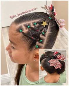 Kids Thanksgiving Hairstyles, Toddler Thanksgiving Hairstyles, Thanksgiving Toddler Hairstyles, Christmas Hairstyles Long Hair, Christmas Hair Kids, Kids Holiday Hairstyles, Reindeer Hairstyle, Christmas Hair Styles For Kids, Hair Styles For School Kids