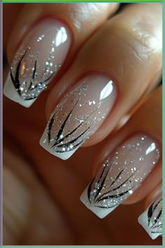 Easy Toe Nail Art Designs For Beginners 💄😱 The Best Nail Art Designs Compilation https://youtu.be/SeCM93afFkM Nail art is a creative way to paint, decorate, enhance, and embellish nails. It is a type of artwork that can be done on fingernails and toenails, usually after manicures or pedicures. Manicures and pedicures are beauty treatments that trim, shape, and polish the nails. Often, these procedures remove the cuticles and soften the skin around the nails. Types of manicures can vary from p Nail Art Glitter Sparkle, Wedding Nails Glitter, Elegant Nail Art, White Nail Art, Pretty Nail Art Designs, White Nail Designs, Best Nail Art Designs, Black Nail