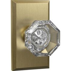 an image of a crystal door knob