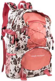 This Simply Southern Backpack has a style for everyone! Use it for class or vacation! With multiple zippered compartments, padded straps, the whole family will be wanting one of these packs. Store all your essentials in this Simply Southern backpack this season! Large zippered compartment with tablet sleeve and two pockets 4 smaller zippered compartments, 2 side pockets Top handles with clasp Adjustable padded straps and back Height: 17” Style # 0222-BACKPACK Casual Country Outfits, Cowgirl Accessories, Western Wear Outfits, Cute Country Outfits, Western Style Outfits, Cute Nikes, Cute Backpacks, Tablet Sleeve, Simply Southern