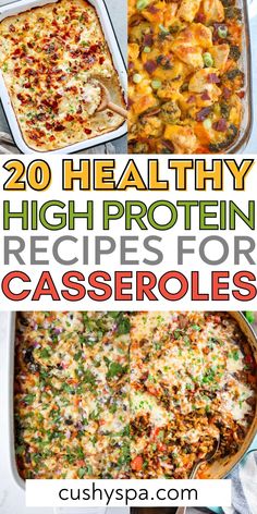 20 healthy high protein recipes for casseroles