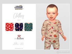 an image of a baby wearing pajamas