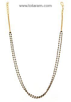 22 Karat Gold '2-Lines' Necklace For Women with Black Diamonds
   - 235-GN3665 - in 9.350 Grams for USD $1,160.63 USD. 
Made in India by Totaram Jewelers Online this product is in Gold - 22 Karat BIS Hallmark 916 Gold  & is an excellent gift for Adult - Women. Ships fully insured with secured guaranteed delivery for free with your order over $250 from New Jersey USA & comes with 30 days exchange policy. Gold Necklaces With Black Diamonds, Black 22k Gold Necklace For Weddings, Elegant Gold Necklaces With Black Diamonds, Luxury Gold Necklace With Black Diamonds, Gold Jewelry With Round Black Diamonds, Black 22k Gold Jewelry For Wedding, Black 22k Gold Wedding Jewelry, 22k Gold Necklace, 22k Gold Jewelry