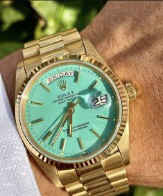 Black Men Fashion Swag, Mens Fashion Watches, Watch Luxury, Chronograph Watch Men, Hand Watch, Jewelry Lookbook, Rolex Day Date