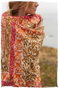 Paisley Jardin Notre Dame Shawl — Seasons by The Kashmir Company Kashmiri Embroidery, Russian Fashion, Pashmina Shawl