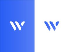 the letter w is made up of two different colors