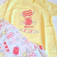 Gymboree Girls 4 Gymmies Pajamas NWT PJs Cute Yellow Sleepover Sets, Yellow Cute Sleepover Sets, Spring Yellow Sleepwear For Sleepover, Sweet Cotton Playtime Sets, Yellow Summer Pajama Shorts, Vintage Gymboree Clothes, Summer Yellow, Disney Pajamas Kids Size 12, Gymboree Girl