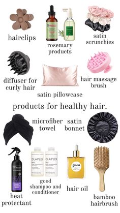 Silky Curly Hair Tips, How To Get Healthy Hair Curly, Natural Hair Care Routine, Hair Growing Tips, Hair Massage, For Healthy Hair, Perfect Skin Care Routine