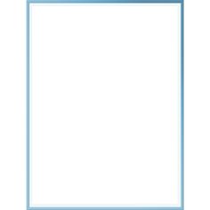 a blue frame on a white background with an empty space in the middle for text