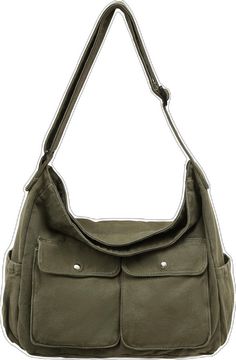 Khaki Canvas Hobo Shoulder Bag, Green Casual Bags With Anti-theft Pocket, Practical Green Shoulder Bag With Pockets, Khaki Canvas Hobo Bag For Travel, Khaki Canvas Hobo Bag With Adjustable Strap, Functional Green Canvas Bag With Pockets, Outdoor Canvas Bag With Multiple Pockets, Outdoor Canvas Bags With Multiple Pockets, Khaki Crossbody Canvas Bag With Pockets