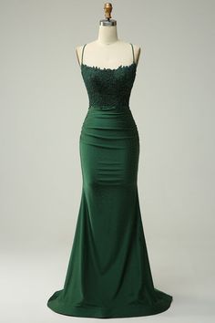 Zapakasa Women Velvet Olive Holiday Dress Mermaid Halter Wedding Guest Dress Dark Red Prom Dress, Green Long Prom Dress, Dark Green Prom Dress, Spaghetti Strap Prom Dress, Prom Dress Inspiration, Cute Prom Dresses, Red Prom, Pretty Prom Dresses, Sophisticated Dress