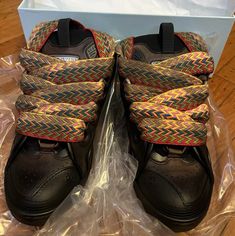 Lanvin Curb Sneakers Size Eu 42,Us 9.Condition Is New With Box. Red Lanvin Sneakers, Lanvin Curb Sneaker Black, Lanvin Leather Curb, Gallery Dept Lanvin, Lanvin Alber Elbaz Dress, Lanvin Shoes, Lanvin, Mens Shoes Sneakers, Black And Brown