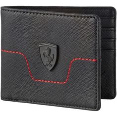 Puma Bag, Instagram Link, Bags Logo, Formal Style, Bifold Wallet, Black Logo, Leather Men