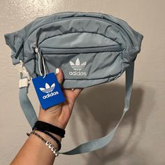 Baby Blue Adidas Fanny Pack! Nwt! Baby Blue Adidas, Adidas Bags, Adidas Blue, Blue Adidas, Fanny Pack, Adidas Women, Baby Blue, Crossbody Bags, Accessories Hats