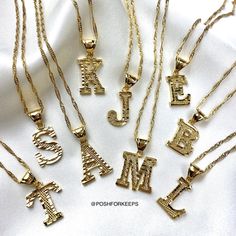 18K GOLD BLOCK INITIAL NECKLACE – PoshForKeeps Gold Monogram Initial Pendant Necklace, Gold Initial Pendant Necklace With Custom Name, Custom Name Initial Pendant Necklace In Gold, Gold Initial Necklace With Custom Name, Gold Initial Pendant Necklace For Personalized Gift, Gold Monogram Charm Necklace For Anniversary, Gold Initials Name Necklace, Gold Initials Name Necklace For Anniversary, Gold Initial Pendant Name Necklace