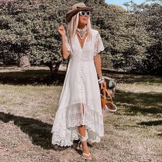 Dresses Casual Boho, Long Beach Dress, Slim Dress, Lace Tunic, Beach Maxi Dress, Floral Midi Skirt, Long Sleeve Lace Dress, Lace Maxi, Boho Maxi