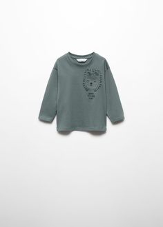 Printed long sleeve t-shirt - Girls | Mango Kids USA Bear Hunt, Diy Bags, Mango Kids, Summer Boy, Diy Bag, Shirts For Girls, Long Sleeve T Shirt, Kids Tshirts