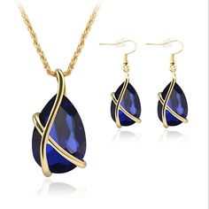 Season:All Seasons; Gender:Women's; Gemstone:Sapphire,Crystal,Synthetic Emerald; What's in the box:Necklace,Earrings,Earrings; Tips:Necklace Long:40cm5cm,Earring long:4.2cm; Theme:Teardrop; Shape:Teardrop; Style:Party,Ladies; Necklace Length:16 to 17.75 Inches; Jewelry Type:Drop Earrings,Pendant Necklace,Jewelry Set; Occasion:Special Occasion,Gift,Anniversary,Daily,Wedding,Masquerade,Prom,Engagement Party,Party; Material:Crystal,Alloy,Gemstone  Crystal,Rose Gold Plated,Rose Gold Plated; Color:Green,Gray; Design:Pear Cut,Solitaire; Brand:Lucky Doll; Features:Cute; Front page:Jewelry; Product Dimensions:0.0000.0000.000; Shipping Weight:0.030; Package Dimensions:0.0000.0000.000; Net Weight:0.021; Listing Date:03/10/2016; Package type:Plastic bag; Base Categories:Apparel  Accessories,Jewelry,J Wedding Masquerade, Masquerade Prom, Earring Long, Party Ladies, Ladies Necklace, Box Necklace, Wedding Party Jewelry, Women's Jewelry Sets, Earrings Pendant