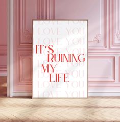 Swiftie Poster, Wall Art Taylor Swift, Wall Art Coquette, Ruining My Life, Art Stand, Download Poster, Pink Posters, Hanging Wall, Digital Wall Art