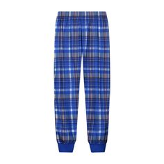 For the boy who loves to play. All. Day. Long. Give him the gift of all the sleep he could need with this super-soft, comfy, and cool pajama set. With a crew neck, short-sleeved top, and jogger cuff pants, this set features a stylish sport and classic plaid pattern. He'll be ready for bed, no hassle. Playful Cotton Sleepwear Pajama Pants, Playful Cotton Sleepwear, Blue Pants With Elastic Cuffs For Loungewear, Blue Sleepwear With Elastic Waistband For Pajama Party, Blue Sleepwear With Elastic Waistband For Bedtime, Boys Be, Cuff Pants, Play All Day, Sleep Pants