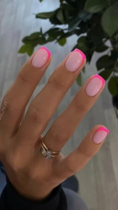 Teen Nails, Summer Nails 2023, Nagel Tips, Summery Nails, Cute Gel Nails, Her Nails, Acrylic Nails Coffin Short, Gradient Nails, Short Acrylic Nails Designs