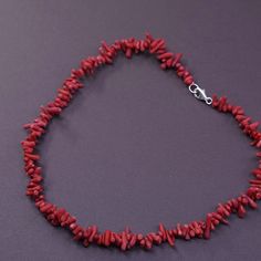 "16\", vintage Sterling silver handmade coral beads necklace, stamped 925" Handmade Silver Beaded Necklaces With Red Coral, Silver Necklace With Polished Red Coral Beads, Coral Beads Necklace, Savannah Ga, Handmade Charms, Baroque Fashion, Coral Beads, Beaded Necklaces, Silver Filigree