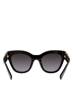 Miu Miu Cat Eye Sunglasses, 51mm Miu Miu Sunglasses With Gradient Lenses For Formal Occasions, Miu Miu Tinted Sunglasses For Evening, Miu Miu Sunglasses With Gradient Lenses For Evening, Miu Miu Gradient Lenses Sunglasses For Evening, Miu Miu Cat Eye Tinted Sunglasses, Miu Miu Sunglasses Cat Eye, Miu Miu Cat Eye Sunglasses With Uv Protection, Miu Miu Sunglasses With Tinted Glass Lenses, Luxury Miu Miu Cat Eye Sunglasses