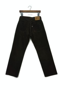 Vintage 1995 Levi's 515-15 pants. Good condition. No issues. This jeans has been wash and it is clean. Size W30 L34 on tag Will fit waist size 29 inches Color may be brighter or darker in video listing. Measurement taken lay flat based on last photo. - Measurements (approximately): Waist - 29 inches Laying flat: Inseam - 29 inches Total Length - 39 inches Front Rise - 11.5 inches Back Rise - 13.5 inches Hip - 18 inches Top Thigh - 12.5 inches Knee - 9 inches Leg Opening - 8.25 inches Weight: 530 gms  Check the measurement to get exact fit. I ship from Malaysia using economy international shipping. Shipping duration may takes 10-21 business day to arrive. Shipping can be upgrade to express 3-7 days. Please ask if you have any question. Thank you so much. Vintage Levis Jeans, Corduroy Pants, Vintage Levis, Levis Jeans, Waist Size, Made In Japan, Levi's, Adult Outfits, Trousers