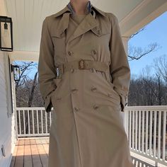 Amazing Vintage Designer Piece, Good Condition, 60s Or 70s Era. Fits Like A Medium. Professionally Cleaned And Restored At A Specialty Cleaners In Manhattan. Price Is Firm Given Cost Of Restoration. 70s Trench Coat, Yves Saint Laurent 70s, 1970s Trench Coat, Vintage Trench Coat, Yves Saint Laurent 1960s, Ysl Russian Collection 1976, 70s Era, Rive Gauche, Vintage Designer