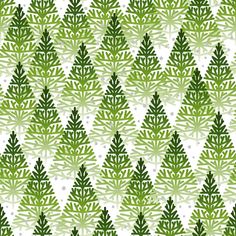 a green and white christmas tree pattern