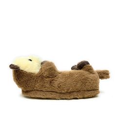 Nos necesitamos mutuamente estos días: ¡unámonos con estas pantuflas de animales sherpa súper suaves de nuestros socios en Oooh Geez! Zapatillas.

 Mantente abrigado y luce genial con tus nuevas pantuflas sherpa marrones y blancas con temática de nutria. Llévalos en casa o fuera de casa gracias a la parte inferior de goma antideslizante. ¡Recoge un par hoy!
 Información
 Estilo:
 Zapatilla de sherpa con suela de goma antideslizante.
 Tamaño:

 La talla pequeña se adapta a zapatos de mujer talla Otters Hugging, Otter Plush, Otters Cute, Animal Slippers, Plush Slippers, Fuzzy Slippers, Designer Slippers, Slippers Cozy, Bob Ross