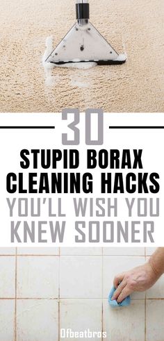 Borax is a great cleaner for home with the cleaning tips it has. Cleaning hacks for borax ranges from cleaning things around your home to even cleaning pests from home and plants. These awesome cleaning tips for borax are must see for everyone looking to get a clean house naturally. Borax is an awesome green cleaning agent. #cleaningtips #borax #cleaninghacks #greencleaning #offbeatbros #cleaningideas #cleaning Borax Cleaning, Eco Freindly, 1000 Lifehacks, Mouse Crafts, Cleaning Tricks, House Tips