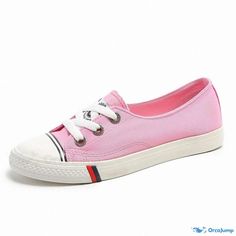 Orcajump - Breathable Casual Slip-on Sneakers - Perfect Fit and Easy to Slip On Canvas Flats, Canvas Shoe, Athletic Sneakers, Slip On Sneakers, White Sneakers, Canvas Shoes, Dusty Pink, Classic Black, Leather Shoes