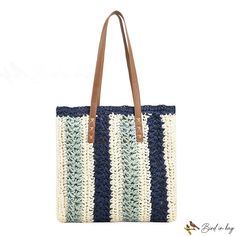 Bird in Bag - Minimalist bags female new fashion woven women's bags casual single shoulder bag crossbody straw bag Minimalist Bags, Summer Beach Bag, Straw Purse, Bags Casual, Straw Beach Bag, Minimalist Bag, Straw Handbags, Large Shoulder Bags, Beach Tote