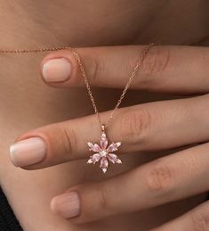 Pink Zircon Stone Lotus Flower Silver Necklace ♥ ✔️Metal Used: 925 Sterling Silver ✔️Weight : 2,50 Gr ✔️Figure Width: 1,60 Cm ✔️Figure Height: 1,60 Cm ✔️Chain Length : 42 Cm ✔️Stone Type : Zircon ✔️Coating : Rose Gold Plated ⚠️Care: It does not darken as long as contact with substances such as Perfume, Water, Alcohol, Cream, Bleach is avoided. -NRZ1127 Pink Sterling Silver Flower-shaped Jewelry, Rose Gold Flower Necklace Fine Jewelry, Rose Gold Birthstone Flower Pendant Jewelry, Rose Gold Flower Necklace In Fine Jewelry, Rose Gold Flower Pendant Jewelry With Birthstone, Rose Gold Sterling Silver Flower Charm Necklace, Feminine Sterling Silver Flower Pendant Jewelry, Sterling Silver Rose Gold Flower Necklace, Sterling Silver Flower Necklace In Rose Gold